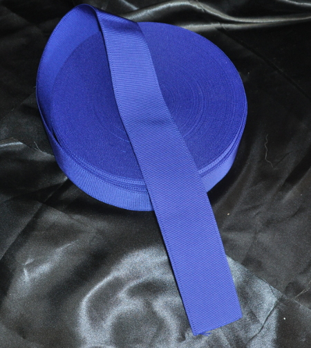 Craft Dark Blue Ribbon (Belt Ribbon) - 50 mm (per meter) - Click Image to Close
